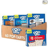 Pop-Tarts Toaster Pastries, Breakfast Foods, Kids Snacks, Variety Pack (60 Pop-Tarts)